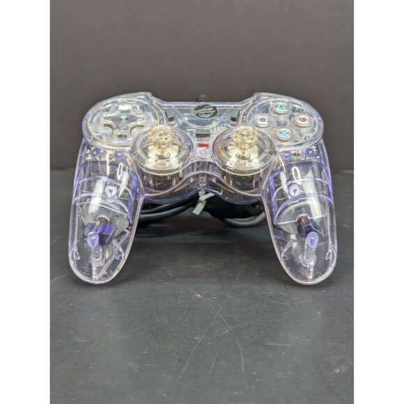 Pelican PL-659 Clear Wired PS2 Controller Rev061975 (04-08) Preowned Untested - Picture 2 of 8